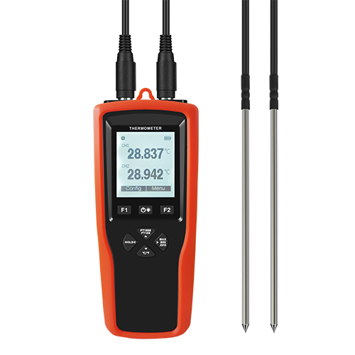Dual-Channel PT100 / PT1000 Platinum Resistance Thermometer